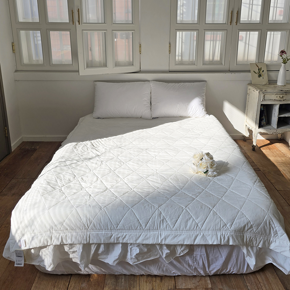 영국 양모 이불패드 스프레드 사계절 부드러운 패드