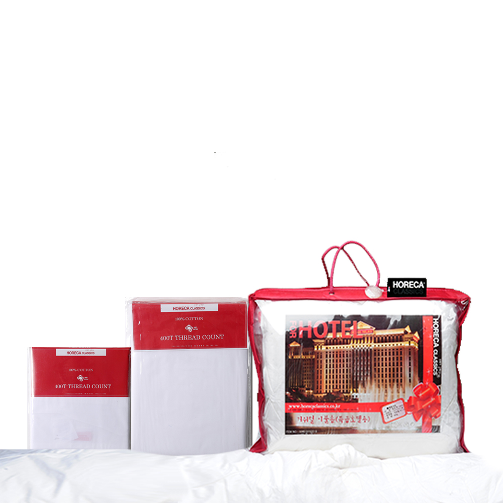 고밀도 순면 80수 호텔침구 3종세트