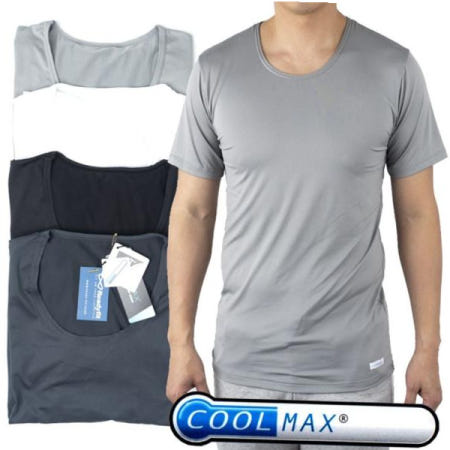 스판런닝 쿨맥스 스판 스포츠이너웨어 반팔런닝4종택1_RCOOL003