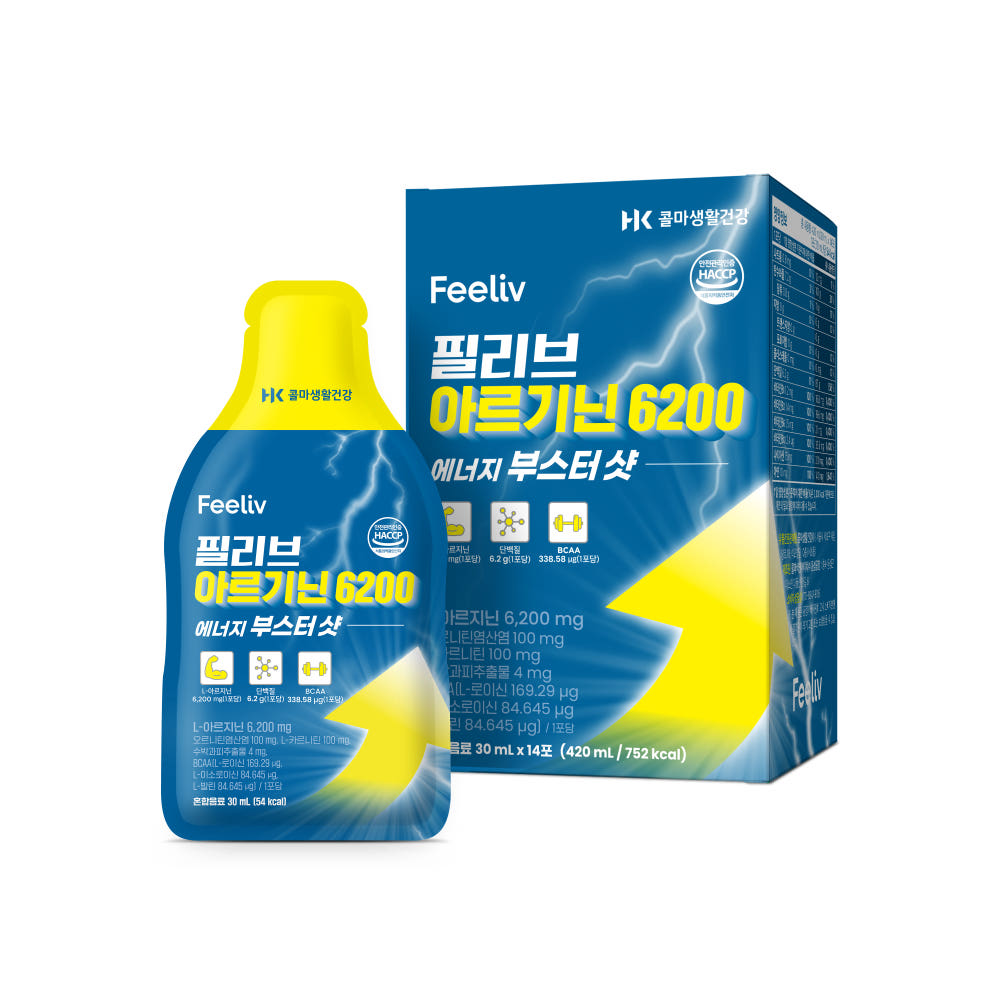 [뉴네이처] 필리브 아르기닌 6200 에너지 부스터샷 14포