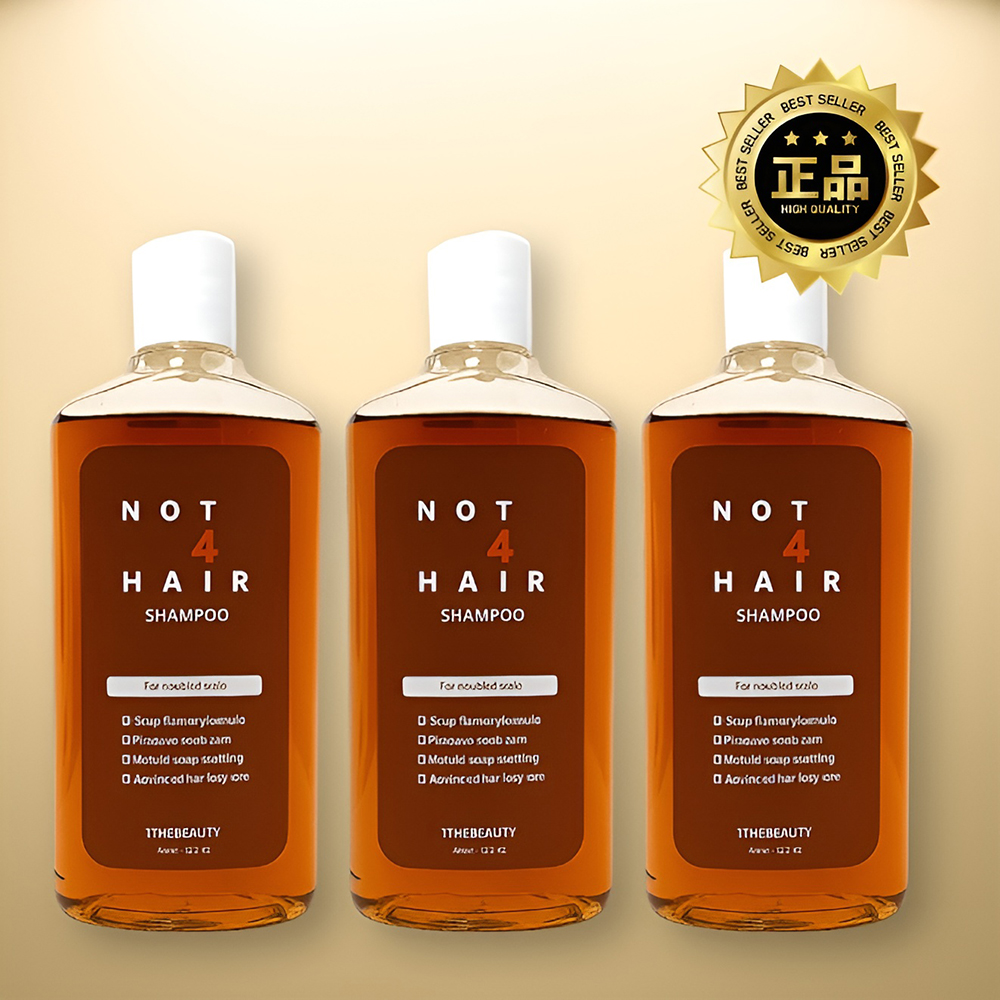 낫포헤어 No.1 탈모샴푸 두피트러블 집중케어 약산성 향료무첨가 무료배송 400ml, 3개 - 상품 이미지