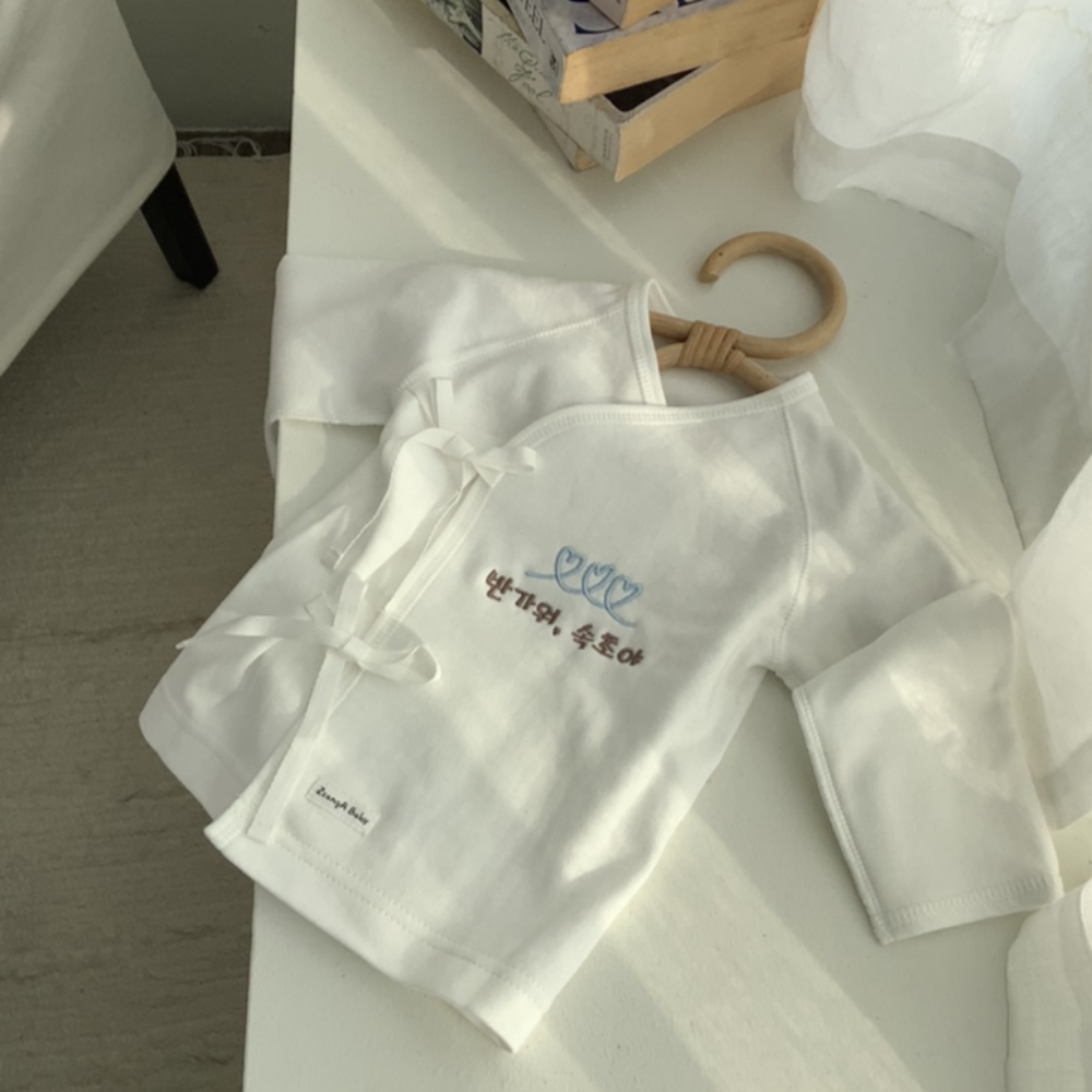 태명자수 사계절 배냇저고리 출산선물 만삭사진 - 상세 이미지 2
