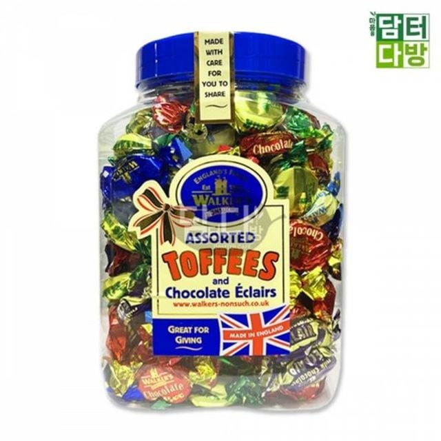 1.25kg 어쏘티드 초콜릿 토피 워커스 워커스 견과류초 - 상품 이미지