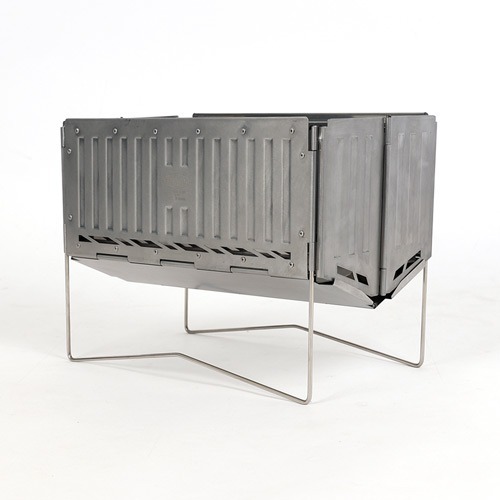 살반 컨테이너 이중연소 캠핑 화로대 BBQ 그릴 불멍 스토브