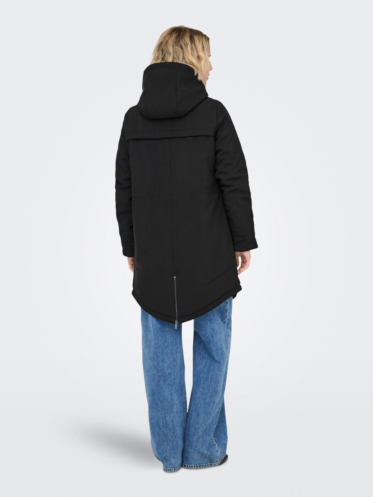 온리 테크니컬 경량 블랙 숏패딩 15192522_2161 BLACK / BLACK - 상세 이미지 3