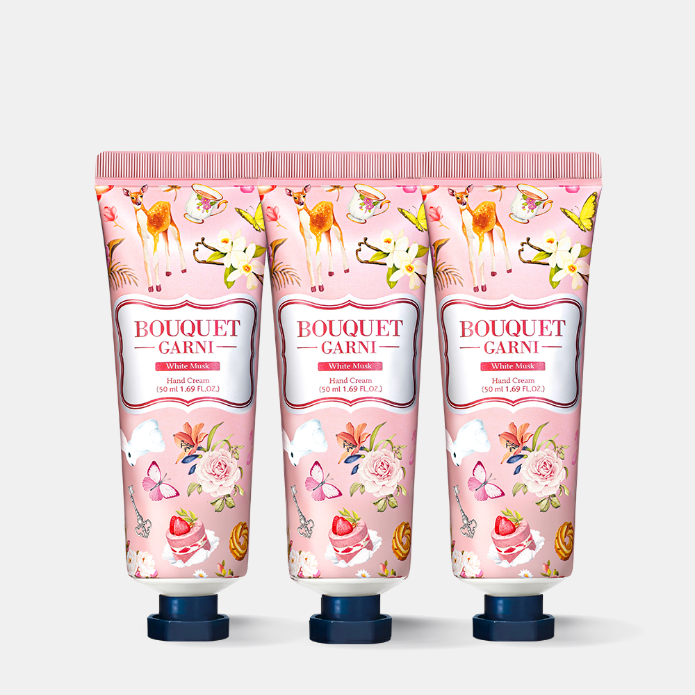 [3개] 부케가르니 글로우 퍼퓸드 향좋은 핸드크림 50ml 화이트머스크 향 5종 이미지