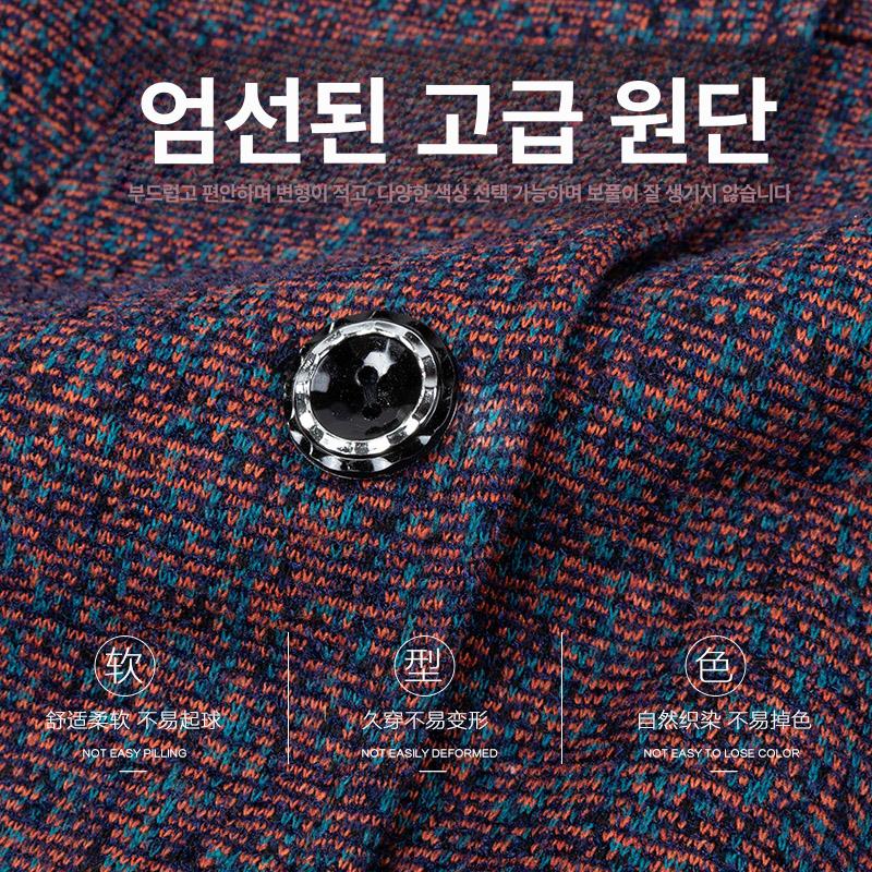 봄 가을 중장년 엄마 코트 60대 70대 할머니 아우터 외출복 - 상세 이미지 5
