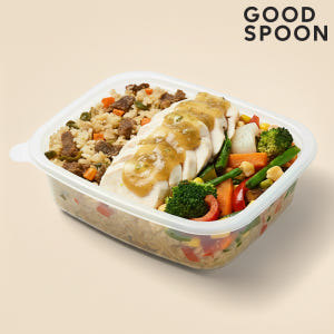 굿스푼 저당 닭가슴살 닭안심살 닭다리살 냉동 도시락 소불고기밥 소금구이 ... 맛있게 먹은 솔직 후기 - 상품 이미지 1