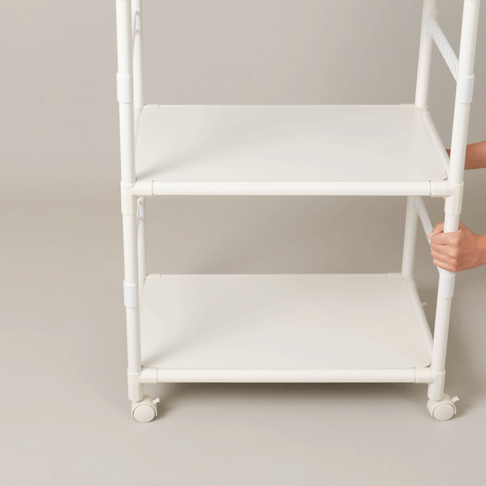 수납장 모듈 거실 철제 베란다 다용도 선반 틈새 높은 수납장 500 5단