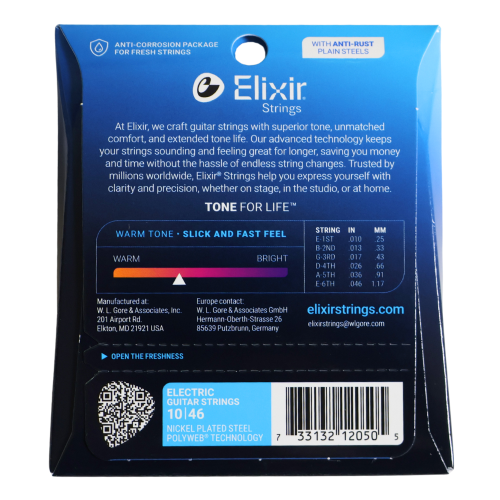 Elixir / 엘릭서스트링 일렉기타줄 폴리웹 Light(010-046) 12050 - 상세 이미지 2