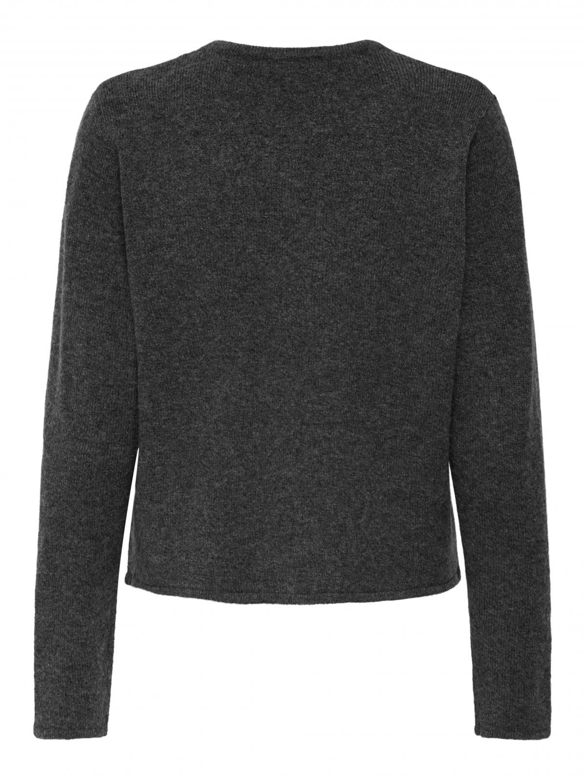 제이디와이 플랫니트 소프트 라운드넥 카디건 15355568_2383 GREY / DARK GREY MELANGE - 상세 이미지 4