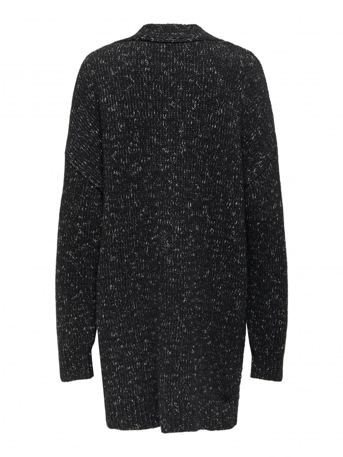 온리 브이넥 테크니컬 니트 가디건 15332949_2161_1156109 BLACK / BLACK - 상세 이미지 5
