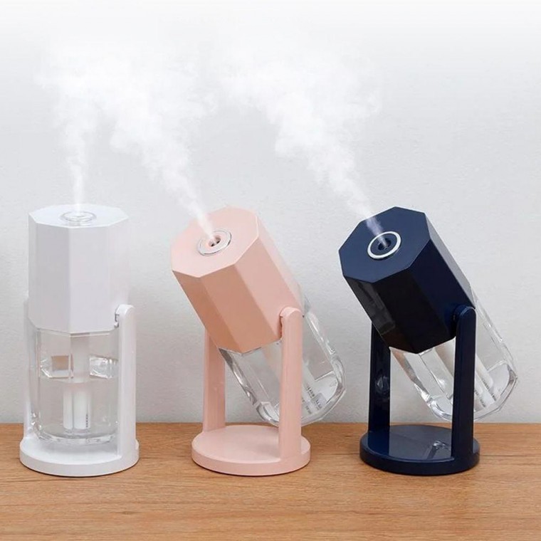 LED 무드 저소음 미니 가습기 USB 양방향 각도 조절