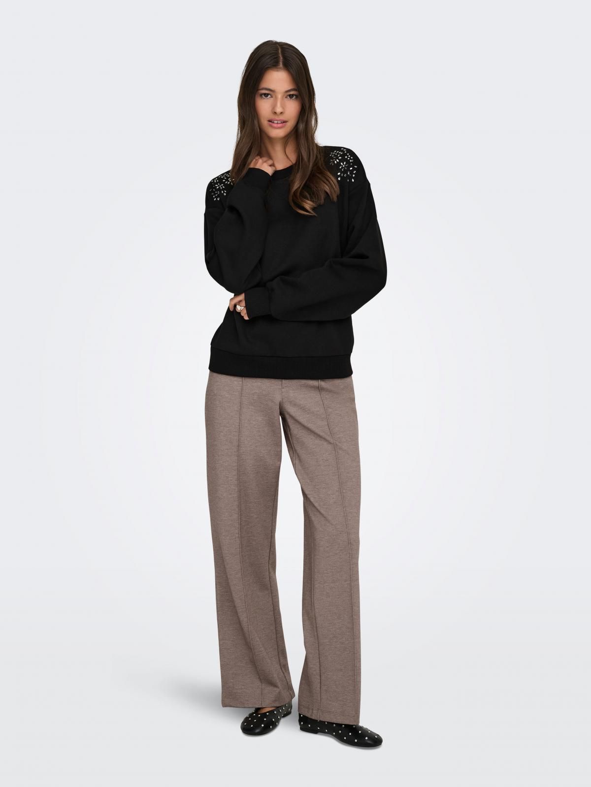 제이디와이 시퀸 포인트 블랙 라운드넥 맨투맨 15355925_2161_1213902 BLACK / BLACK - 상세 이미지 5