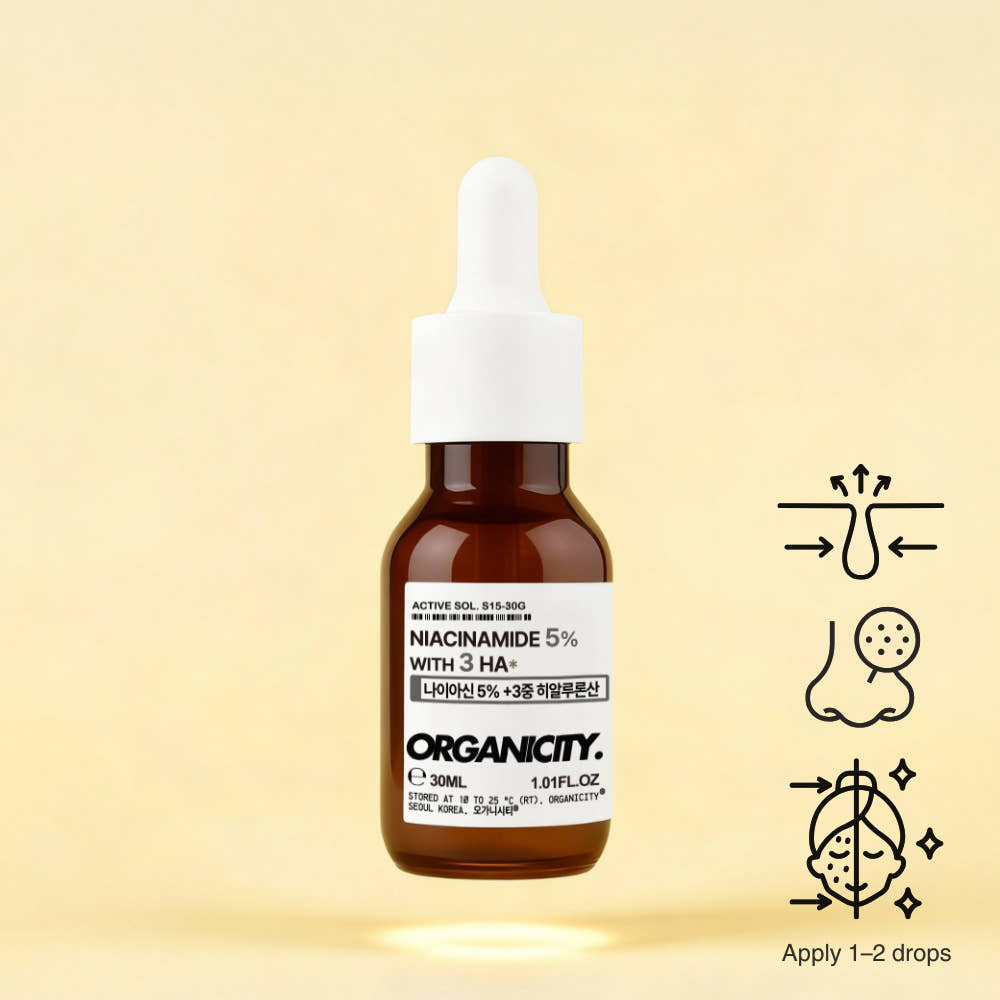 오가니시티 5% 나이아신아마이드 민감피부 모공세럼 원액 30ml, 1개