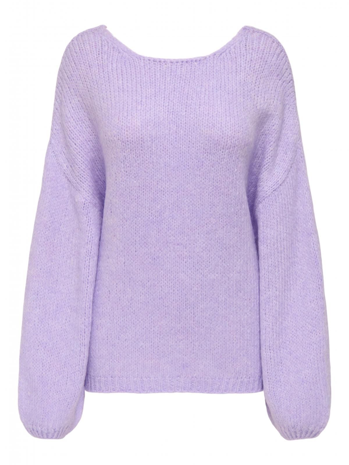 제이디와이 라벤더 루즈핏 브이넥 니트 스웨터 15334709_1129 PURPLE / PASTEL LILAC - 상세 이미지 3