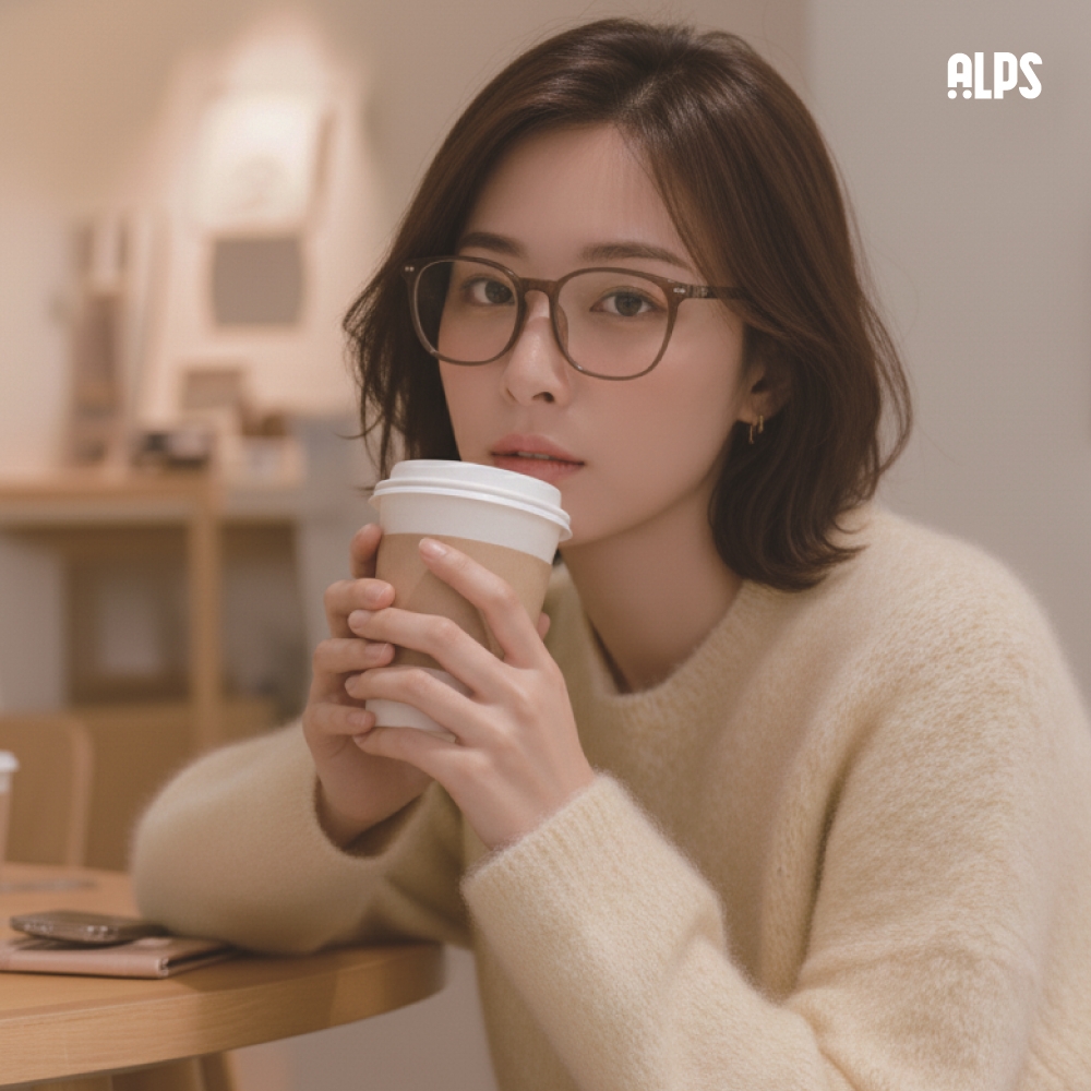 사각 데일리 패션 블루라이트 차단 안경 8902 - 상품 이미지