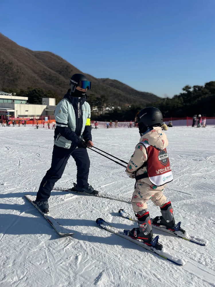 키즈전문 지산리조트 스키강습 유아 초등 어린이 레슨 겨울방학 이천 스키장