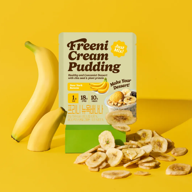 프리니 다이어트 식사대용 저당 치아씨드 단백질 크림푸딩 바나나푸딩, 60g, 6개 - 상세 이미지 4