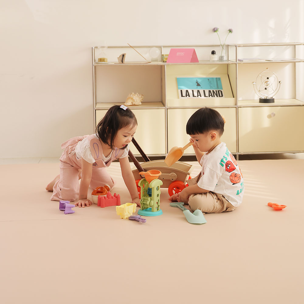 avec 대형 거실놀이매트 240x200 일체형 소음저감 4cm 안전 향균 아기 놀이방매트 - 상품 이미지