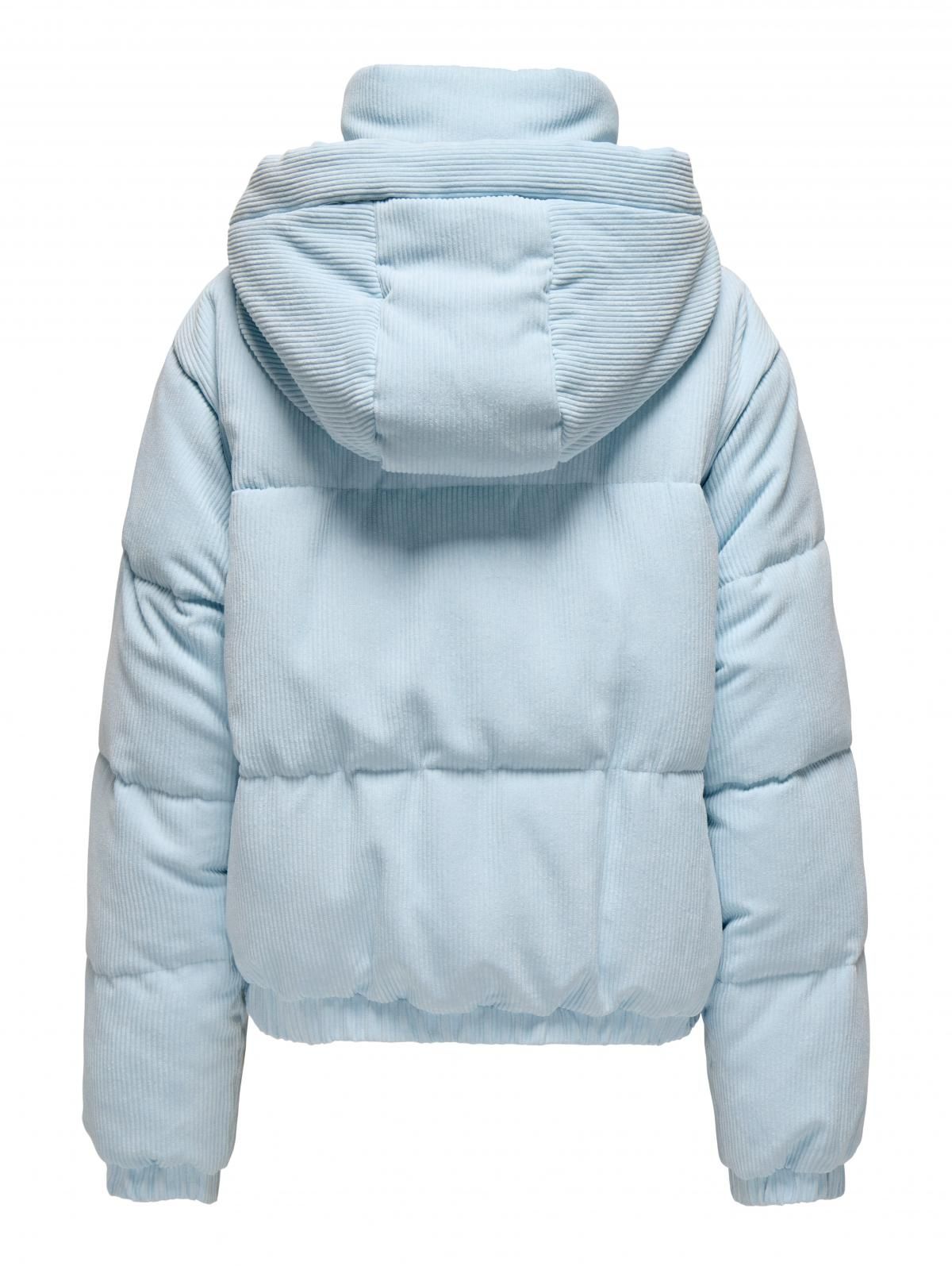 온리 코듀로이 숏 패딩 하이넥 라이트블루 15348571_1307 BLUE / BABY BLUE - 상세 이미지 4