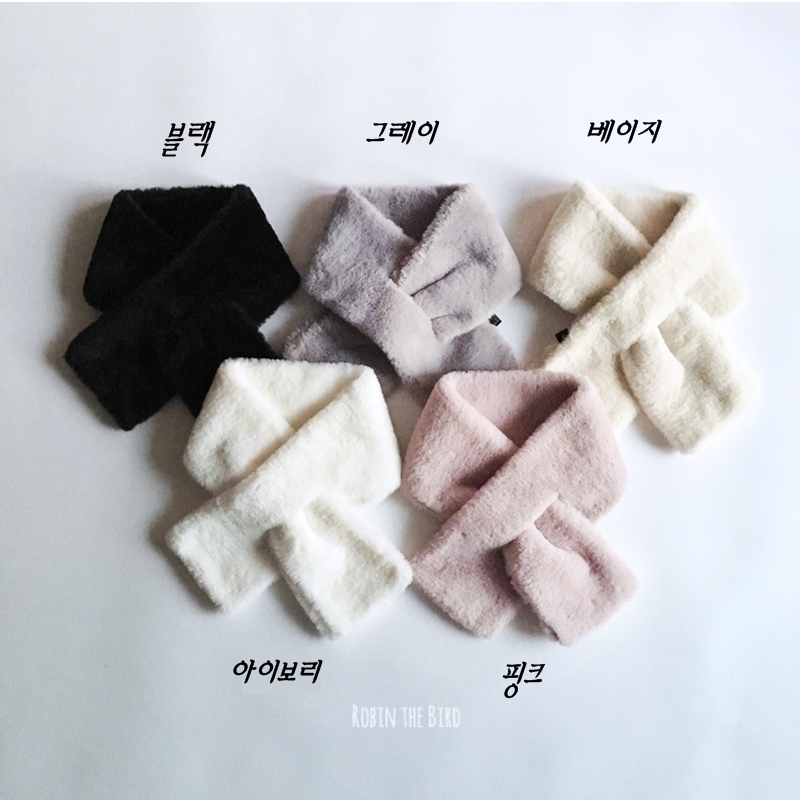 아기 웜 퍼 목도리 머플러 - 상품 이미지
