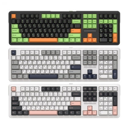 앱코 AK108 3모드 OTEMU 특주축 유무선 기계식 그린 (멜론축) 키보드 / M