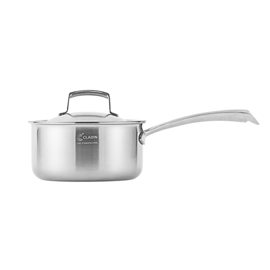 클래딘 인덕션 직화 IH 통5중 316Ti 스텐 티타니아 이연복 편수냄비 16cm - 상세 이미지 2