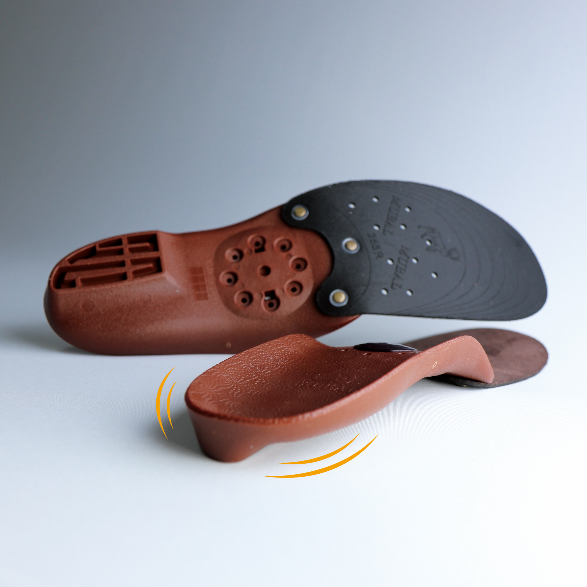 무발 기능성깔창 일반형 - 평발 요족 아치 지압 인솔 깔창 제품 이미지