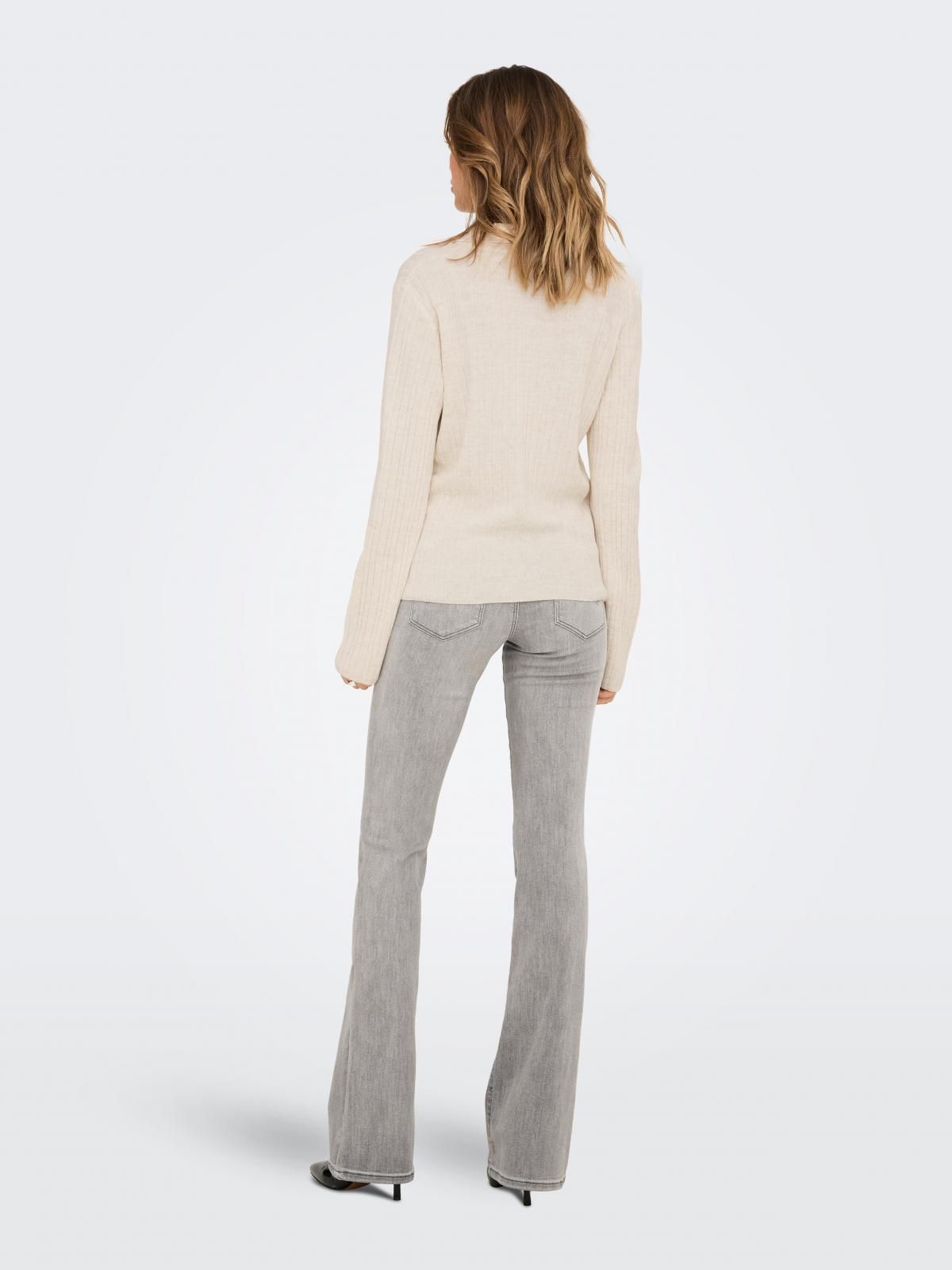 온리 미니멀 카라 니트 카디건 15353029_115_1232651 BEIGE / PUMICE STONE - 상세 이미지 2