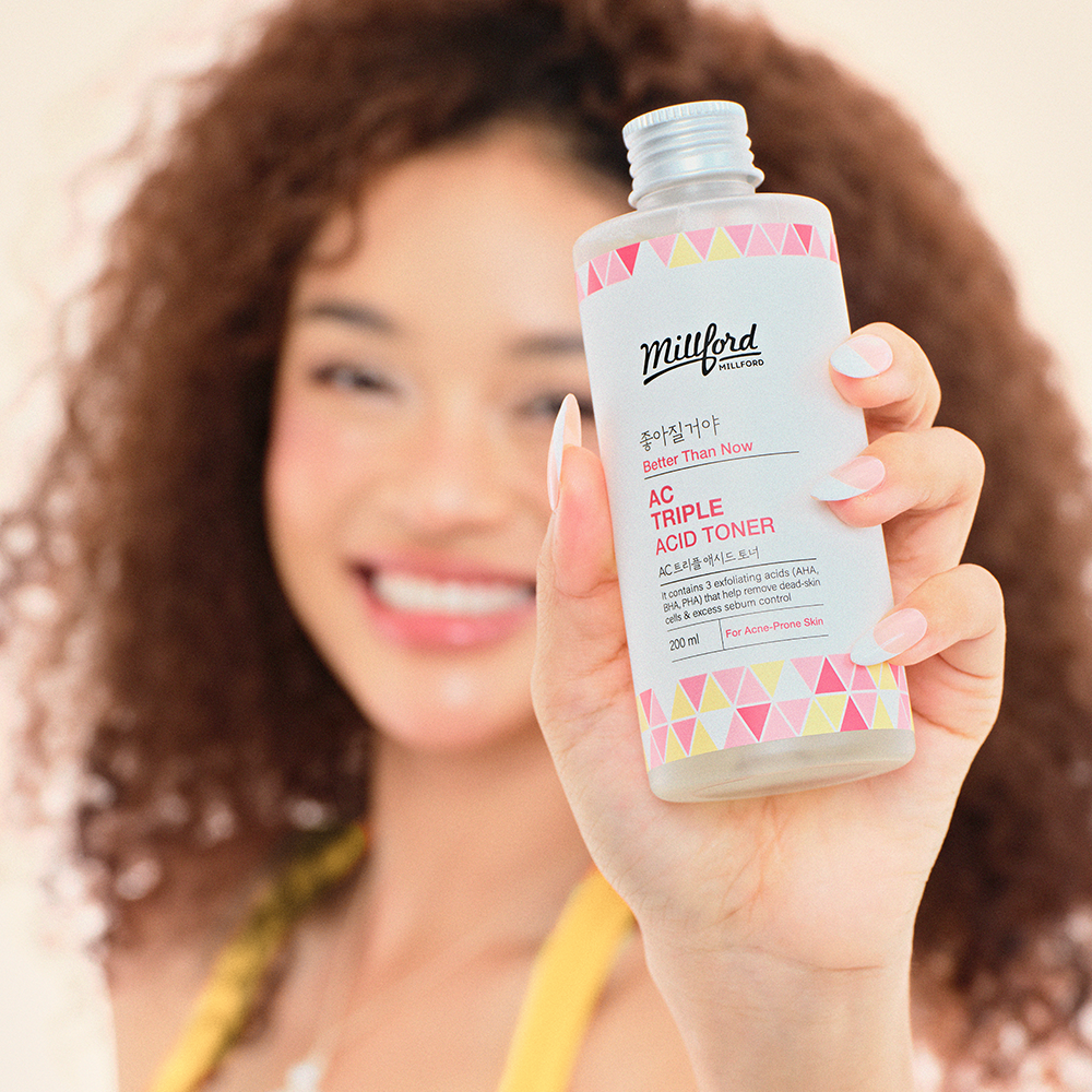밀포드 AC 트리플 애시드 여드름 트러블 케어 지성용 토너 200ml - 상세 이미지 4
