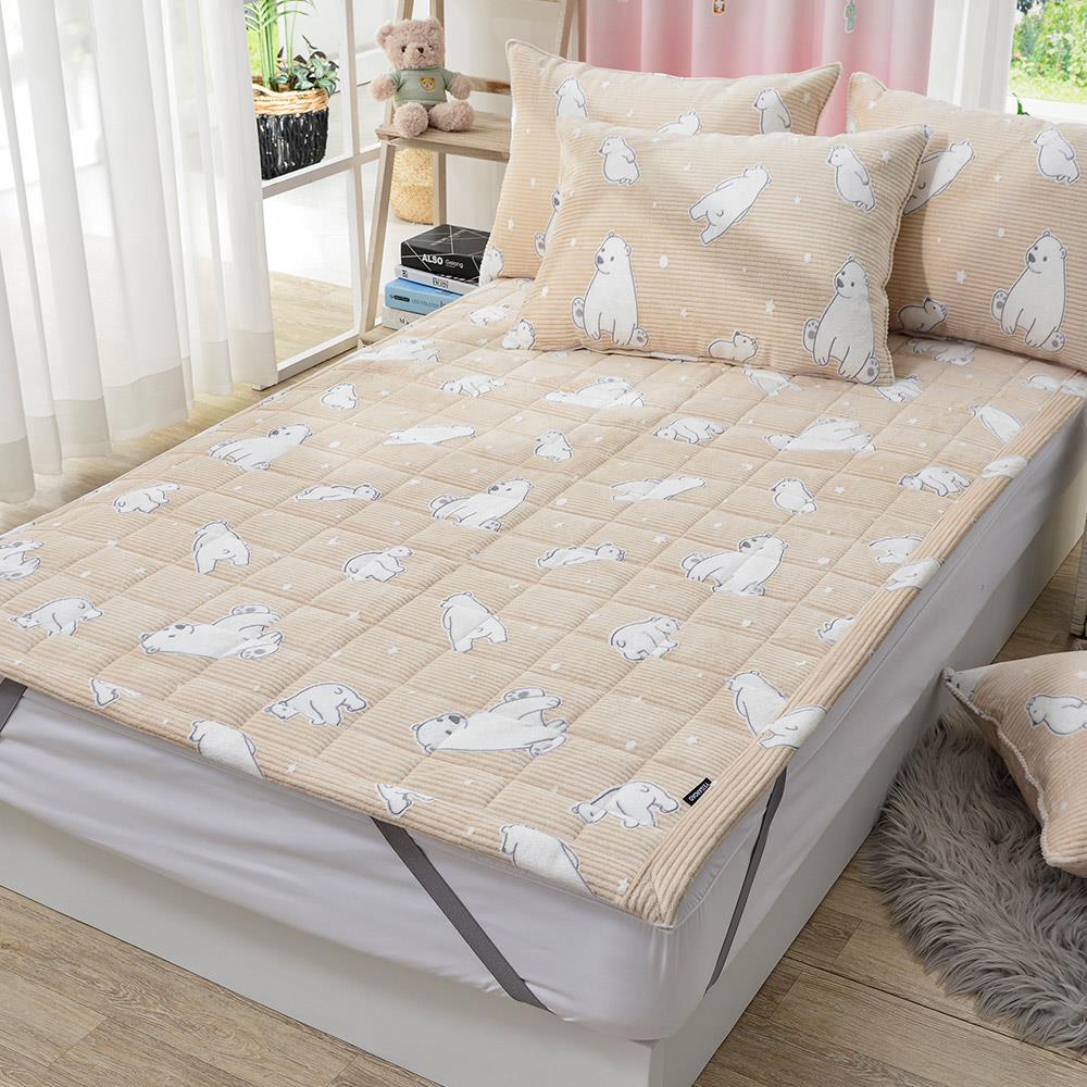 코지베어 착번극세사 침대패드 SS 3color