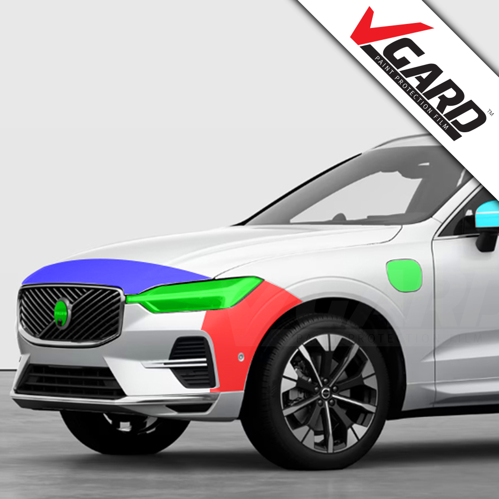 XC60 페이스리프트 브라이트 PPF필름 부분구매 B,C필러 생활보호필름 브이가드 - 메인 이미지