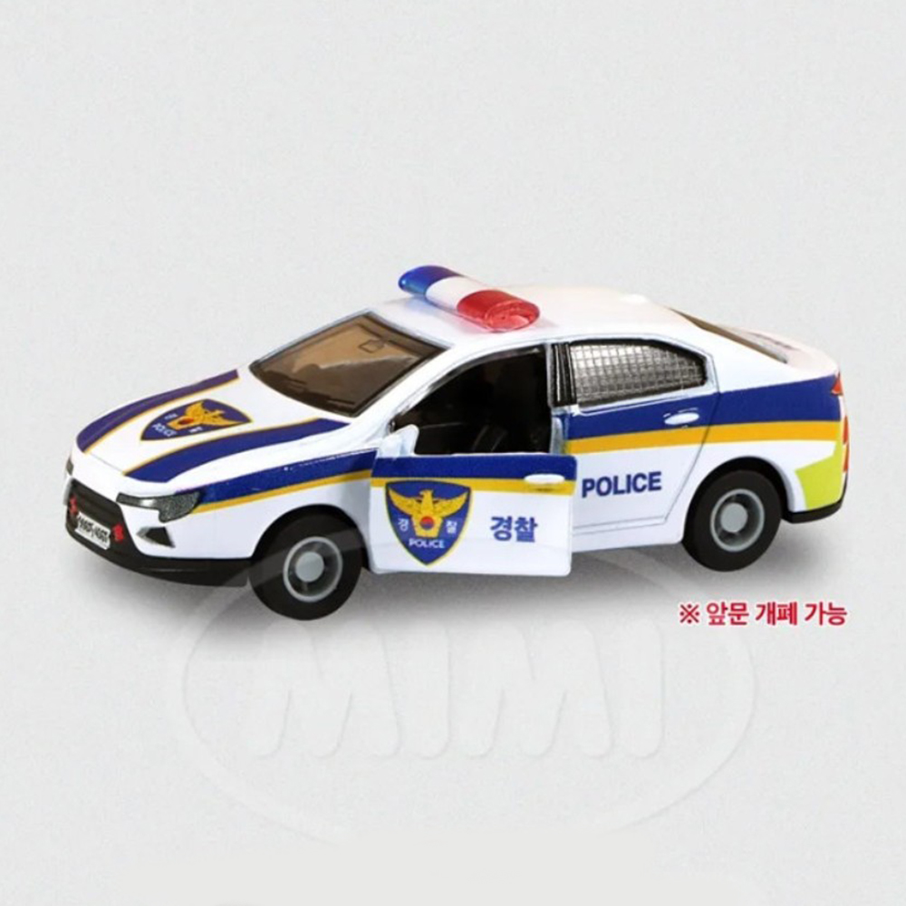 월드카M 경찰차 미니카 풀백 자동차 모형 다이캐스트 어린이날 장난감 선물 스티커 세트 이미지 8