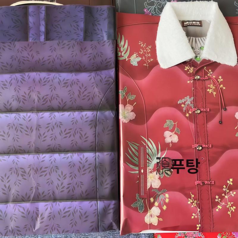 70대 80대 할머니 겨울 패딩 점퍼 어머니 모임복 외투 - 상세 이미지 4