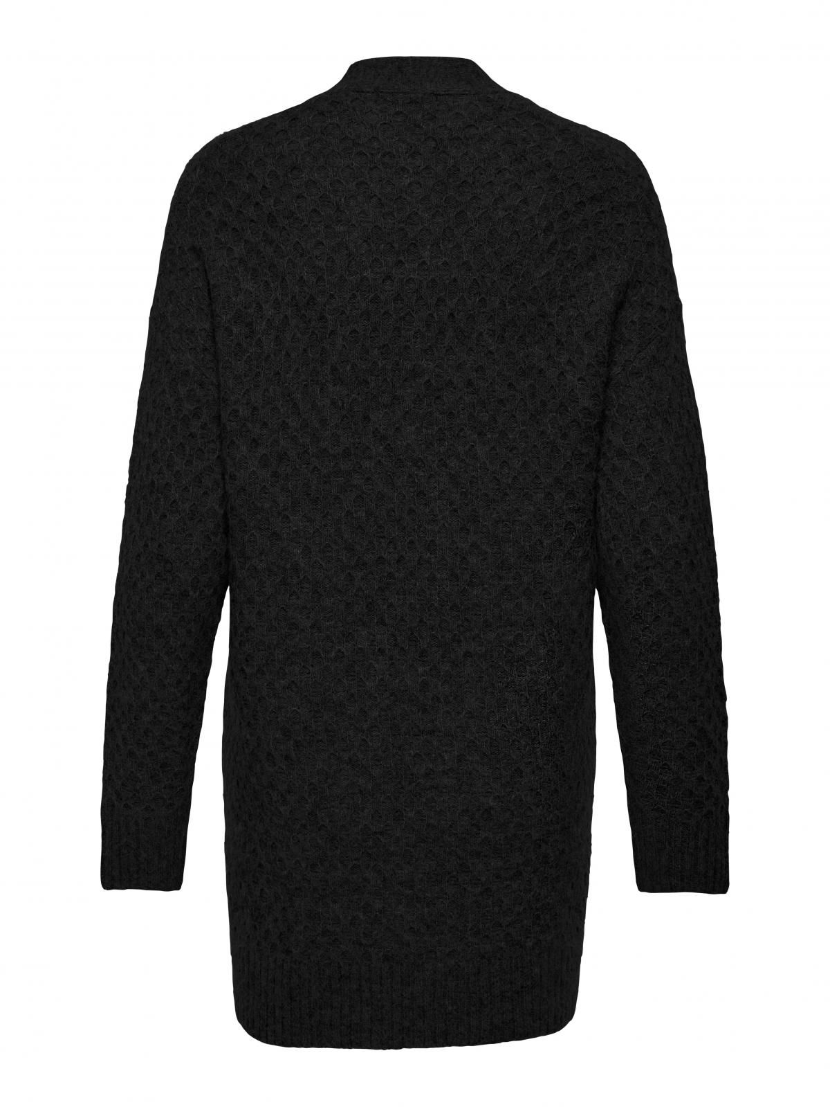 제이디와이 베이직 브이넥 테크니컬 니트 가디건 15328358_2161 BLACK / BLACK - 상세 이미지 4