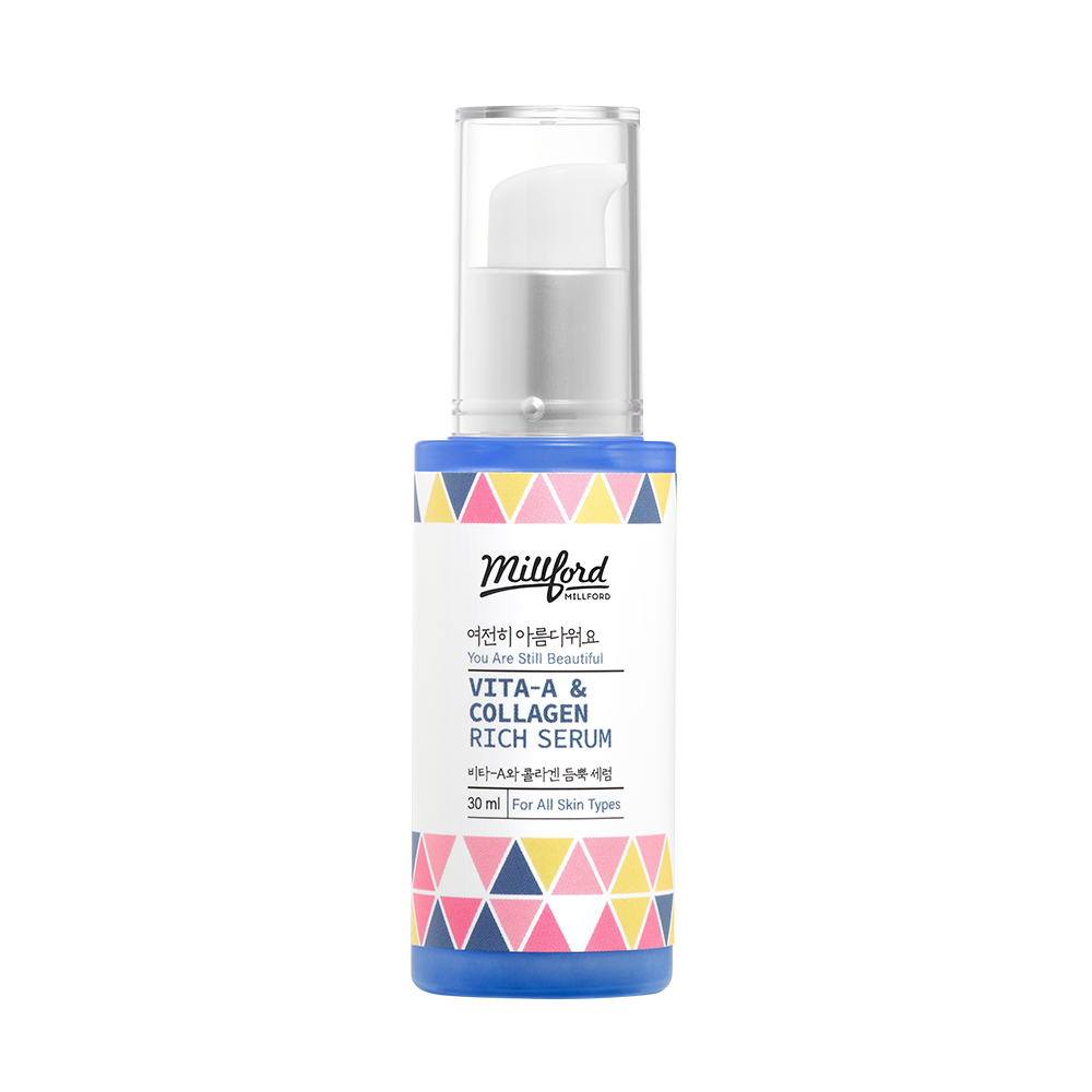 밀포드 비타민A 콜라겐 저자극 수분 안티에이징 세럼 30ml - 메인 이미지