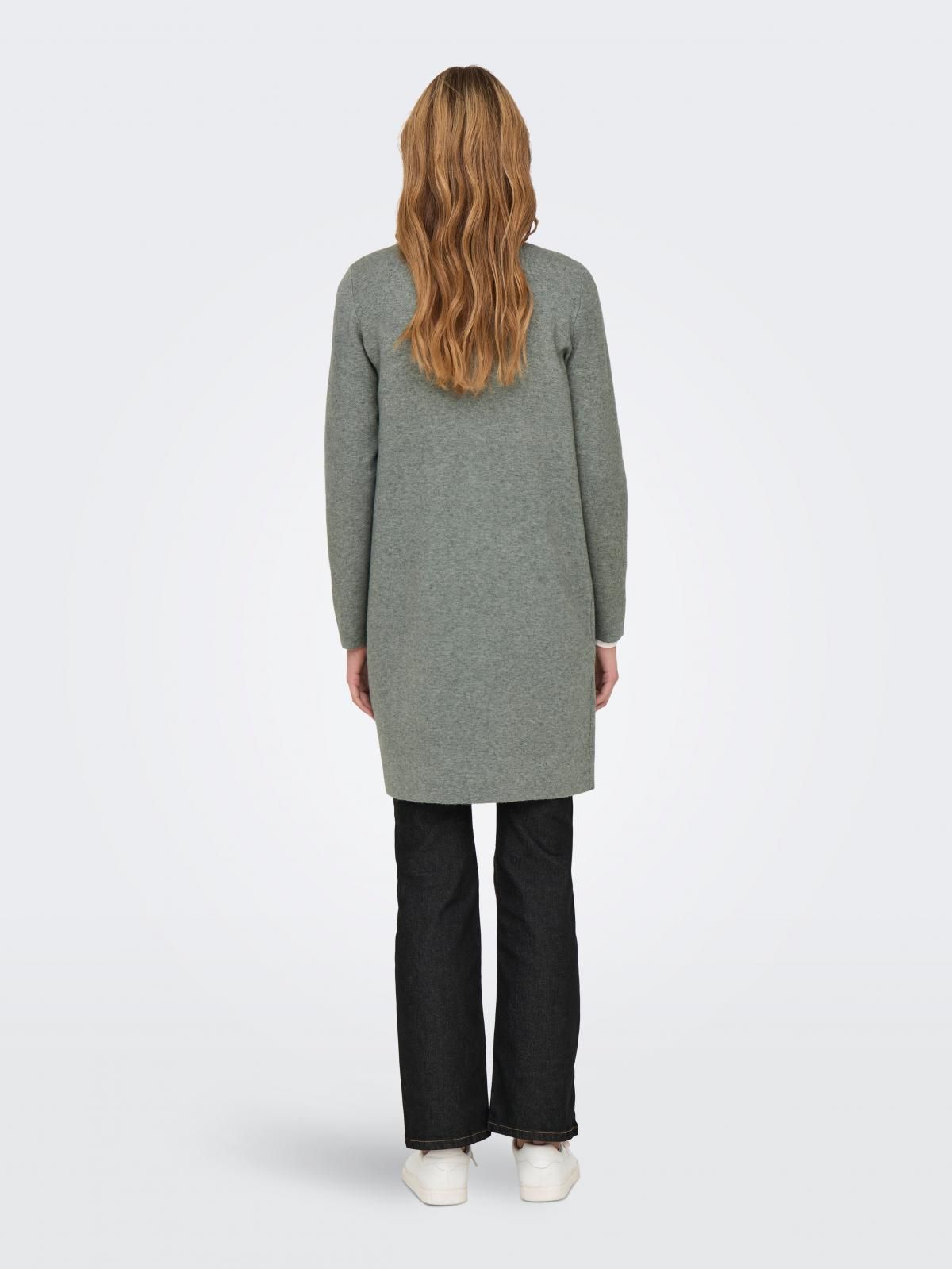 온리 미니멀 라운드넥 롱 니트 카디건 15219690_2040_860955 GREEN / AGAVE GREEN - 상세 이미지 2