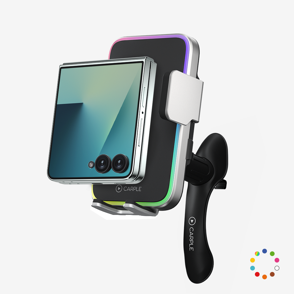 카플 더마운트 오리지널 V2 차량용 핸드폰 거치대 15W 고속 휴대폰 무선 충전기+6종구성