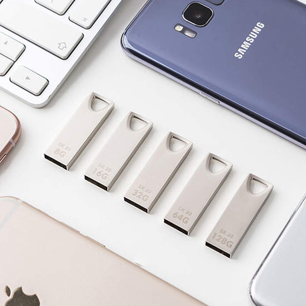 USB메모리 16GB 고리형 [무료인쇄] 메탈 외장 저장장치 행사 답례품 - 상세 이미지 4
