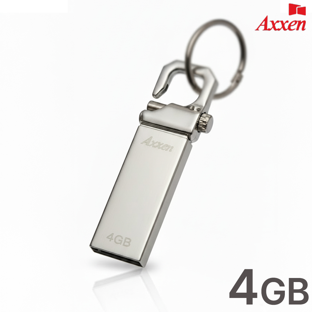 4기가 USB메모리 키링[무료인쇄]메탈 메모리스틱 열쇠고리 휴대용 분실방지 4GB - 상품 이미지