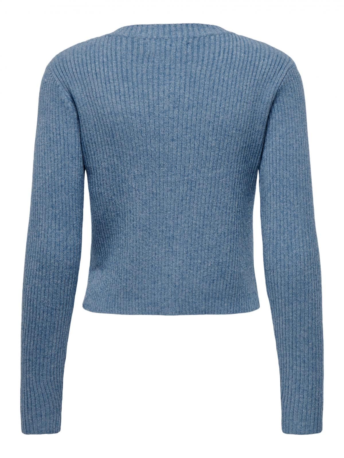 온리 라운드넥 페미닌 니트 카디건 15311840_1343_1123008 BLUE / CORONET BLUE - 상세 이미지 5
