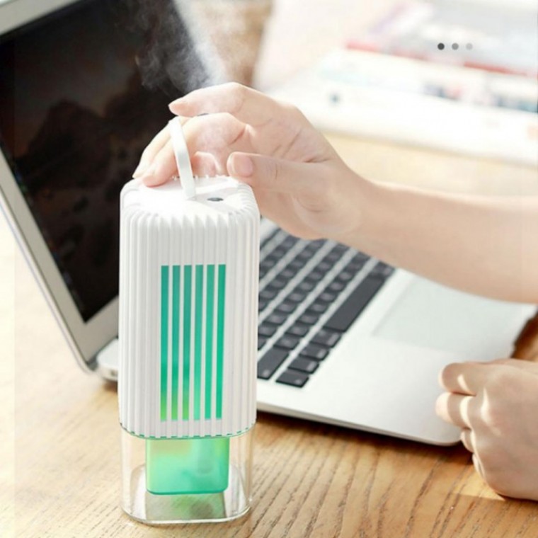 LED무드등 비콘 가습기 USB전원 USB LED 가정용 - 상품 이미지