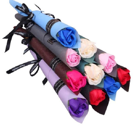 상품정보참고 이거찜 향기가득 비누 장미꽃 한송이 10개 한다발 비누꽃박스 성인의날