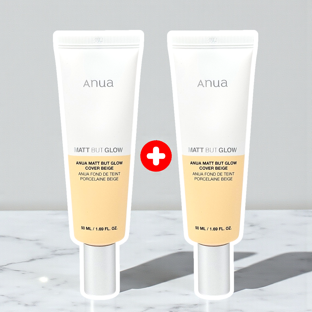 아누아 매트벗글로우 커버 베이지 50ml+50ml 톤업 비비 크림 - 상세 이미지 2