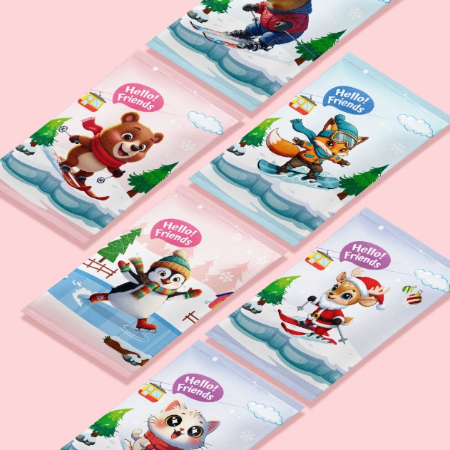 대용량 포켓용핫팩 100g 학원 판촉용 캐릭터핫팩 200개 1BOX - 상세 이미지 3
