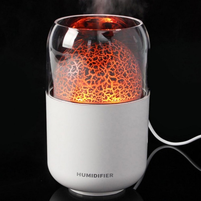 가습기 무드 데스크가습기 250ml 미니가습기 볼케이노 무드등 USB