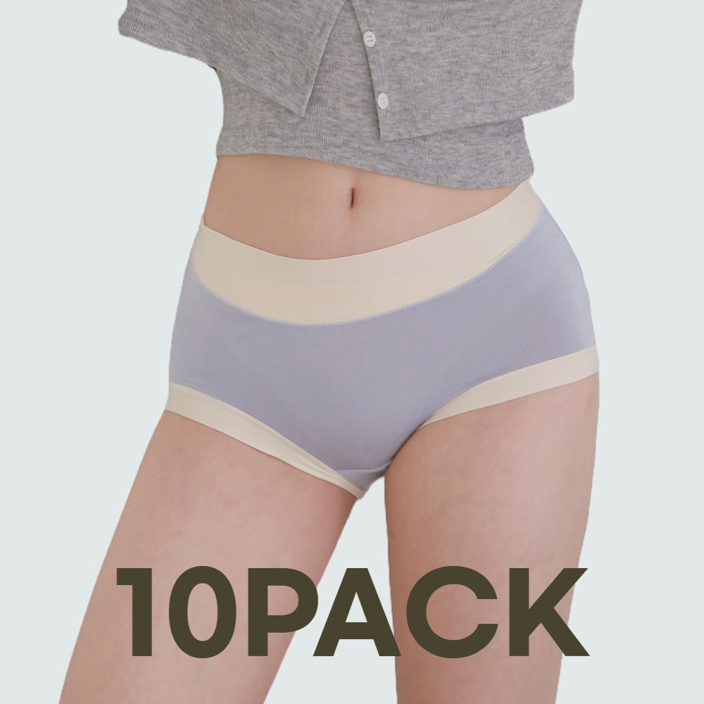 언더액티브 여성 모달 팬티 Y존 순면 심리스 10PACK