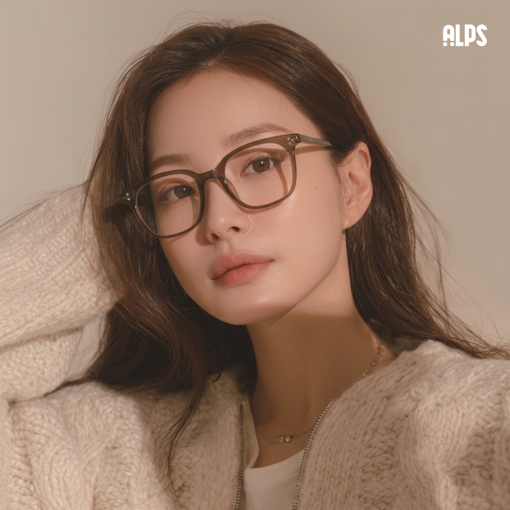 베이직 사각 뿔테 패션 블루라이트 차단 안경 8905 - 상품 이미지