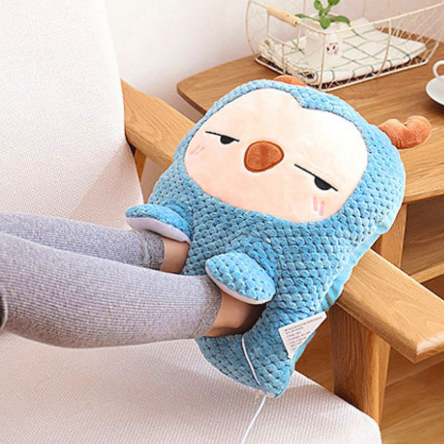 usb 온열 발난로 인형 풋워머 신는 발난로 - 메인 이미지